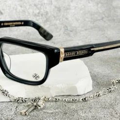 Kính Chrome Hearts Thick BK Đen