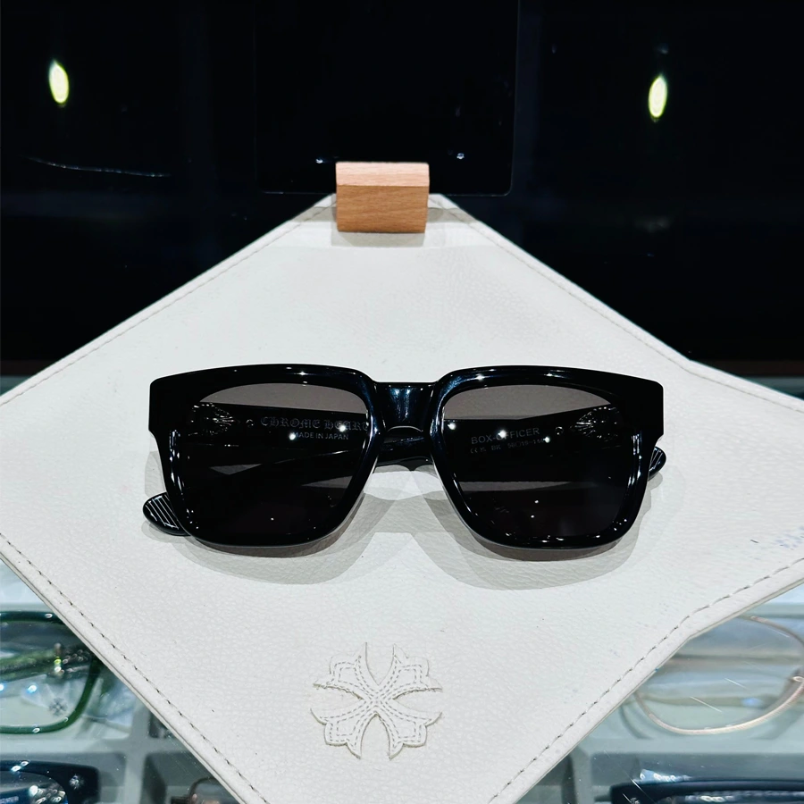 Kính Chrome Hearts Box-Officer Đen