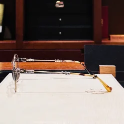 Kính Chrome Hearts Bubba A AG-P Bạc